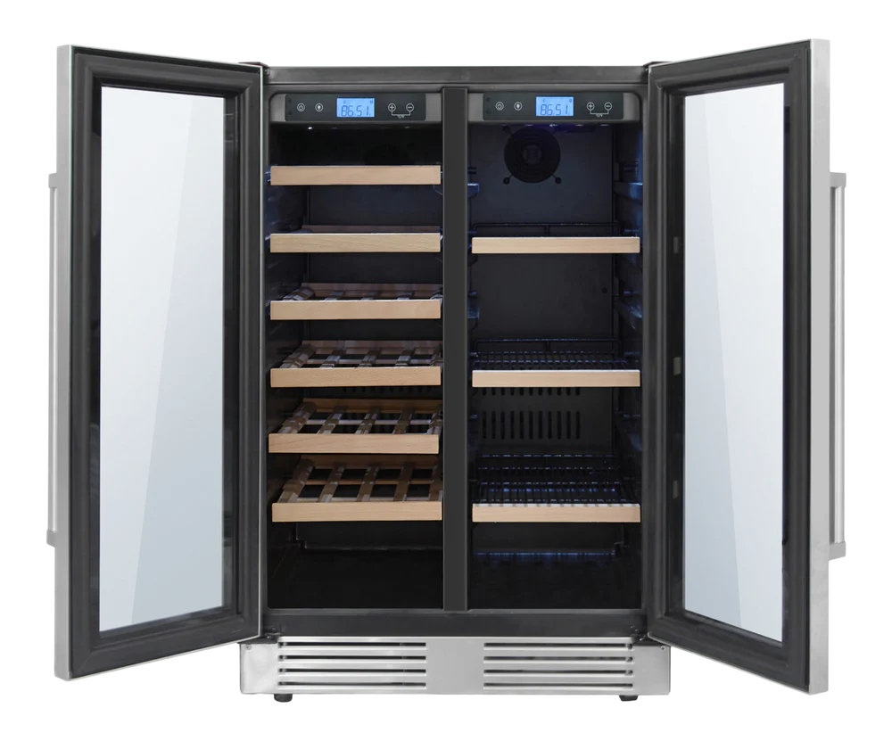 24 Inch French Door Wine and Beverage Center