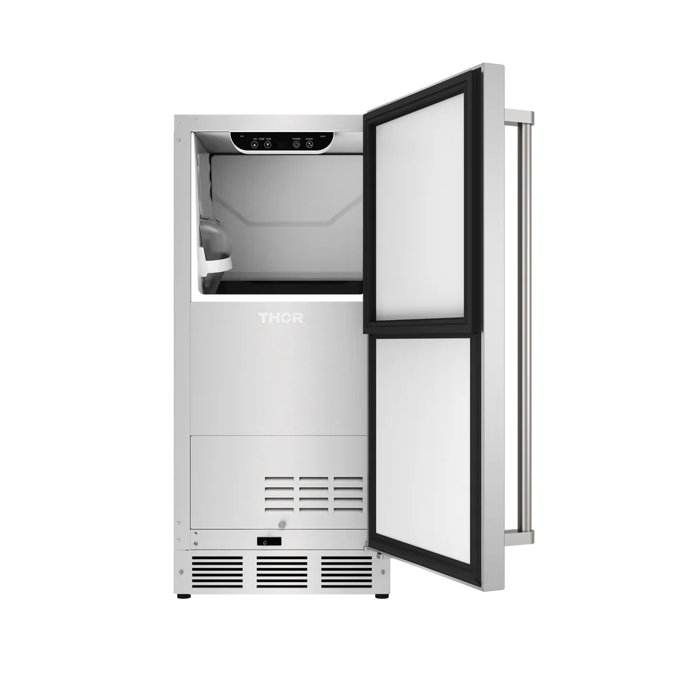 15” Indoor and Outdoor Ice Maker with Drain Pump