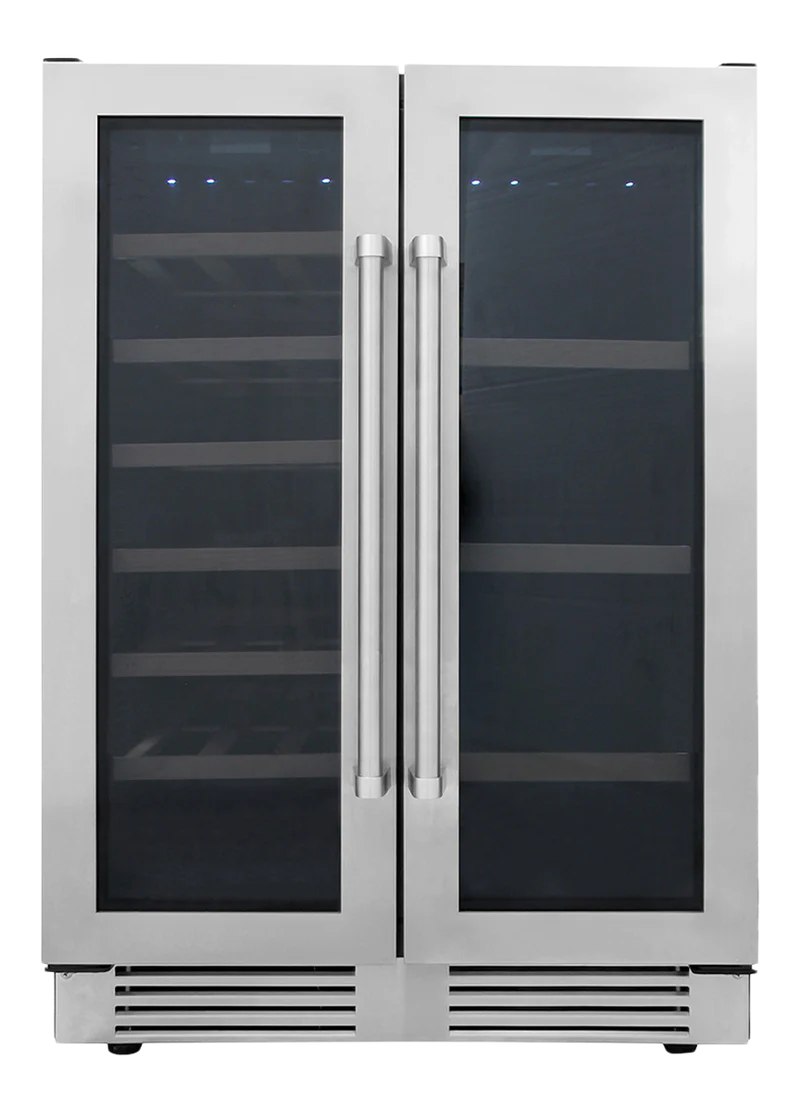 24 Inch French Door Wine and Beverage Center