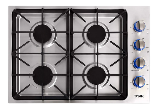 30 Inch Professional Drop-In Gas Cooktop