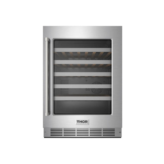 24 Inch Undercounter Single Zone Wine Cooler