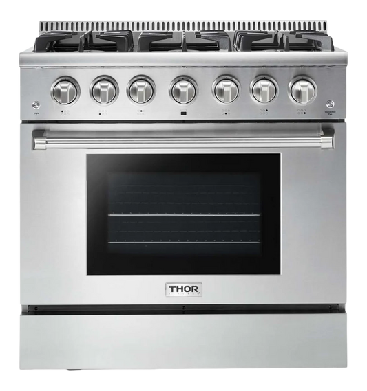H-Series 36 Inch 6 Burner Professional Gas Range
